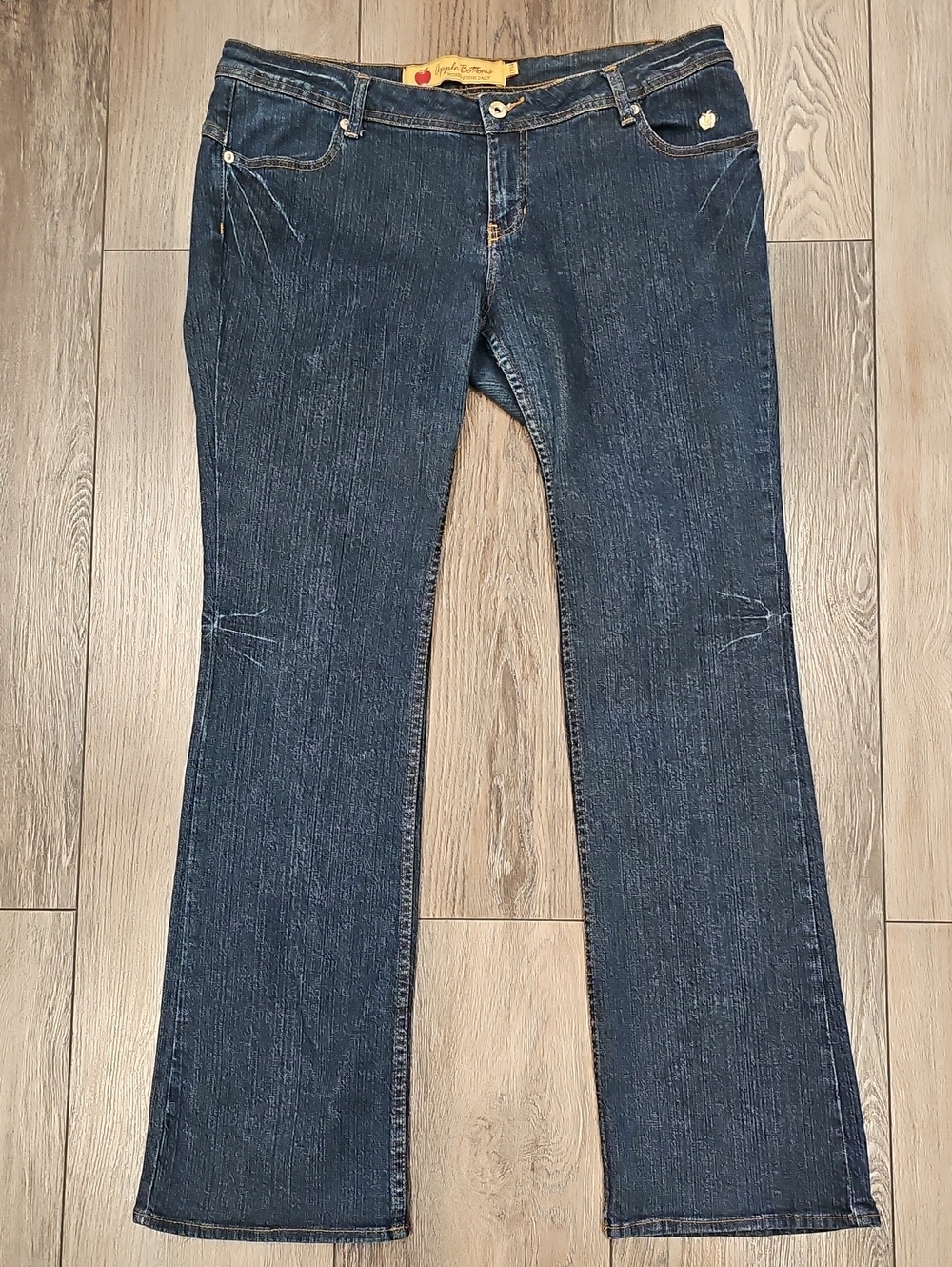 Apple Bottoms Dark Indigo Flare Jeans